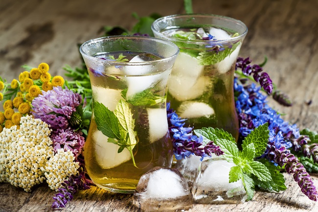 herb garnish for drinks